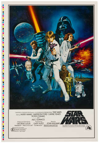 Star Wars, 1977: original vintage film poster - фото 1