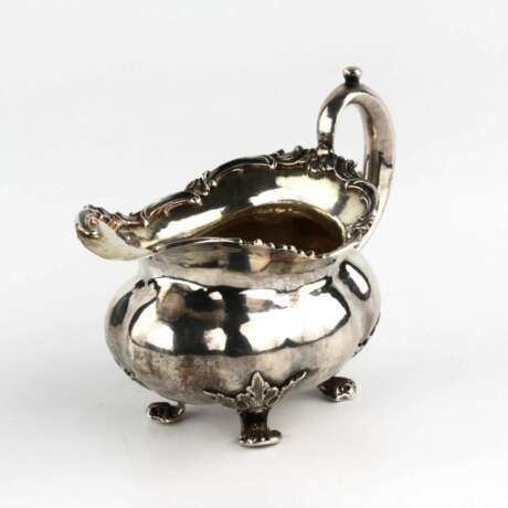 Russian silver creamer. Gilding Neo-baroque Mid-19th century - photo 2