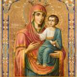 A RARE ICON SHOWING THE MOTHER OF GOD PRODOMITA - photo 1