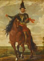 Portrait of the Archduke Albert of Austria (1559-1621) to horse
