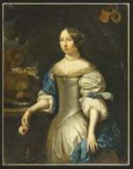 Portrait of Maria Sonmans (1654-1680), with Rose in Hand