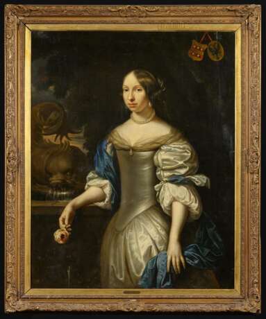 Porträt der Maria Sonmans (1654-1680) mit Rose in der Hand - фото 2