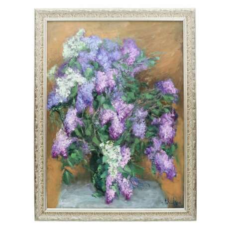 Janis Kalnmalis. Lilac. 2011. oil on cardboard 21th century - photo 1