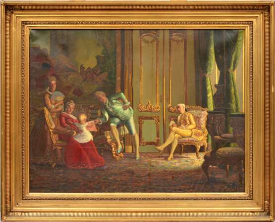 Oil painting Figural composition by KKristian Zahrtmann Late 19th century - photo 1