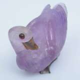 Amethyst figurine Swan Early 20th century - photo 2