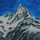 "Горы. Домбай" Canvas on the subframe Acrylic Contemporary art Mountain landscape Russia 2022 - photo 1