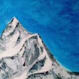 "Горы. Домбай" Canvas on the subframe Acrylic Contemporary art Mountain landscape Russia 2022 - photo 4