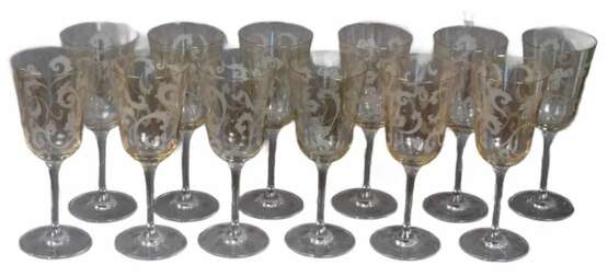 Set of glasses 12 pcs Glass Early 20th century - photo 1