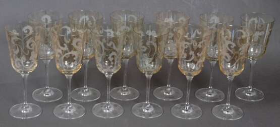 Set of glasses 12 pcs Glass Early 20th century - photo 2