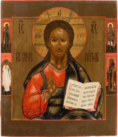 A LARGE ICON SHOWING CHRIST PANTOKRATOR - photo 1