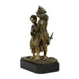 Sculpture en bronze Couple romantique. Marmor Rococo 19th century - Foto 6