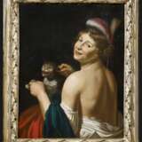 Junge Dame mit Katze - фото 3
