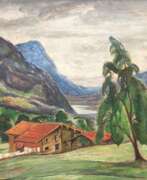 Übersicht. Haase-Jastrow, Kurt (1885 Jastrow-1958 Berlin) &amp;quot;Gehöft in den Bergen&amp;quot;, Öl/ Platte, sign. u.r., 49x68,5 cm, Rahmen (Er studierte an den Akademien Berlin u. Dresden. Seit 1913 stellte er in der Großen Be…