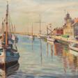 Sewohl, Waldemar (1887 Wismar-1967 Berlin) &quot;Hafen auf Rügen&quot;, Öl/Lw., sign. u.r., 35x43,5 cm, Rahmen (Landschaftsmaler, Schüler von W. Blanke, Studienreisen nach Italien, Österreich, Norwegen u. Holland, bekann… - Now at the auction