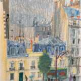 Mende, Heribert (20. Jh.) "Boulevard Montparnasse", Aquarell, unsign. und dat. "6.9.63", 50x32,5 cm, ungerahmt - photo 1