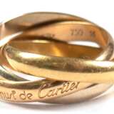 Trinity-Ring Must de Cartier, 750er Gold, 3-farbig, Gew. 9,10 g, RG 56, im Originaletui - photo 1