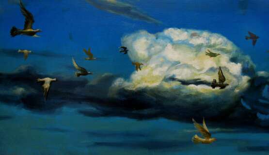 BETWEEN HEAVEN AND EARTH 2. oil on anvas Zeitgenössischer Realismus Romanticism Ukraine 2024 - Foto 2