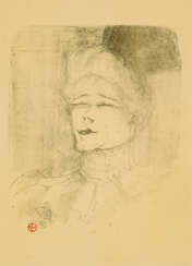 Henri de Toulouse-Lautrec. Jeanne Granier (From: Portraits d'Acteurs et d'Actrices, Treize Lithographies)