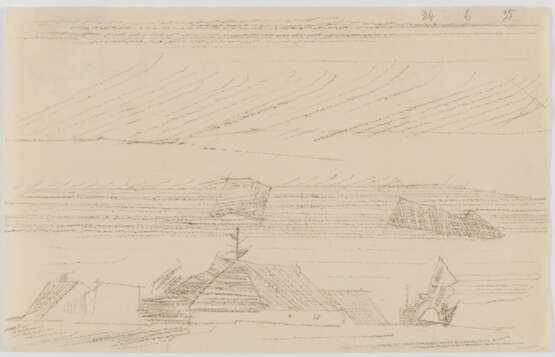 Lyonel Feininger. Ohne Titel (Landschaft) - Foto 2