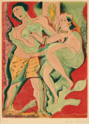 André Masson. Madame Potiphar (Aus: Louis Aragon. Les Amants Célèbres)