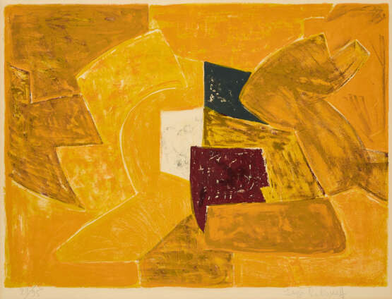 Serge Poliakoff. Composition orange - Foto 1