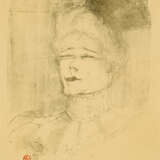 Henri de Toulouse-Lautrec. Jeanne Granier (Aus: Portraits d'Acteurs et d'Actrices, Treize Lithographies) - Foto 1