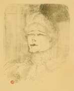 Henri de Toulouse-Lautrec. Henri de Toulouse-Lautrec. Jeanne Granier (From: Portraits d'Acteurs et d'Actrices, Treize Lithographies)