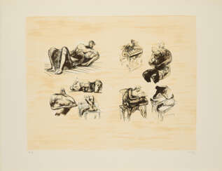 Henry Moore. Eight Sculptural Ideas; Girl Writing