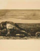 Käthe Kollwitz. Die Pflüger (From: Bauernkrieg)