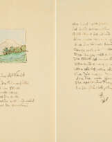 Hermann Hesse. Autograph des Gedichts