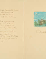 Hermann Hesse. Autograph des Gedichts
