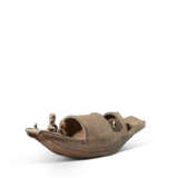 A POTTERY MODEL OF A BOAT - photo 5