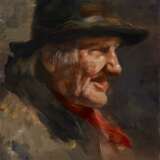 Portrait eines Herrn mit Hut und rotem Halstuch - photo 1