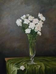 Still life with white flowers