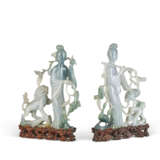 TWO JADEITE GROUPS OF FEMALE IMMORTALS - Foto 3