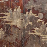 A TEN-FOLD COROMANDEL LACQUER SCREEN AND TWO PANELS - photo 7