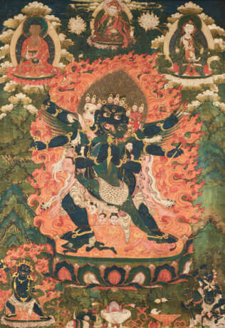 A THANGKA OF MAHAKALA - photo 1