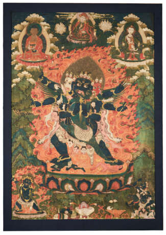 A THANGKA OF MAHAKALA - photo 2