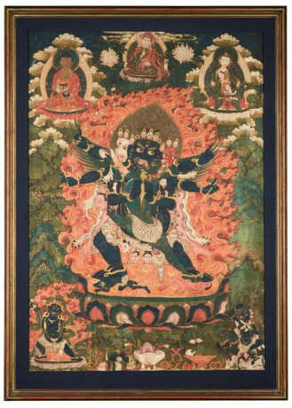 A THANGKA OF MAHAKALA - photo 3