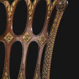 A PAIR OF GEORGE II MAHOGANY AND PARCEL-GILT CHAIRS - photo 8