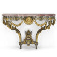 A FINE ORMOLU AND SILVERED-BRONZE CONSOLE TABLE - Now at the auction