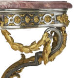 A FINE ORMOLU AND SILVERED-BRONZE CONSOLE TABLE - photo 6