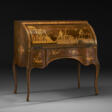 A GERMAN BRASS-MOUNTED SYCAMORE,TULIPWOOD AND MARQUETRY BUREAU - Сейчас на аукционе