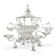 A GEORGE III SILVER PAGODA-FORM EPERGNE - Jetzt bei der Auktion