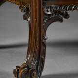 A GEORGE III MAHOGANY SERPENTINE COMMODE - photo 7