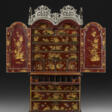 A WILLIAM AND MARY ‘NASHIJI’ AND GILT-JAPANNED SCRETAIRE-CABINET - Prix ​​des enchères