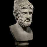 A ROMAN MARBLE BUST OF ODYSSEUS - photo 1