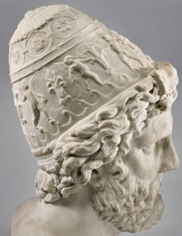 A ROMAN MARBLE BUST OF ODYSSEUS - photo 3