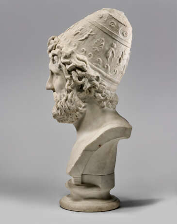 A ROMAN MARBLE BUST OF ODYSSEUS - photo 4