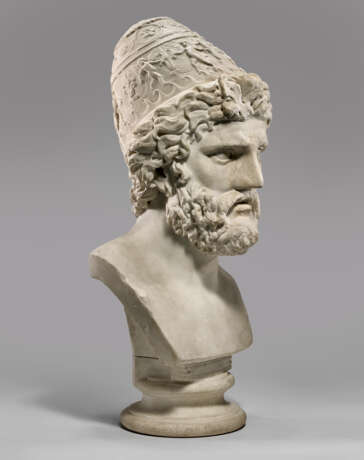 A ROMAN MARBLE BUST OF ODYSSEUS - photo 5